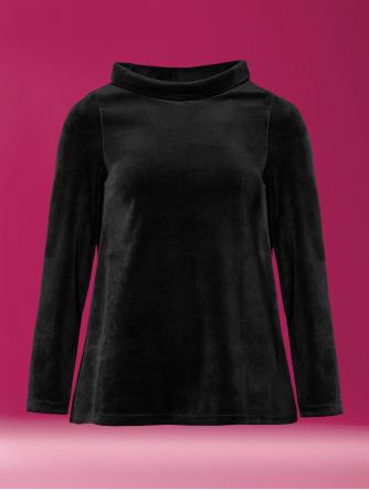 etSnowdrop Velvet Black